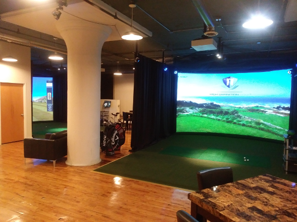 Golf Science Center Facility with HD Golf Simulator